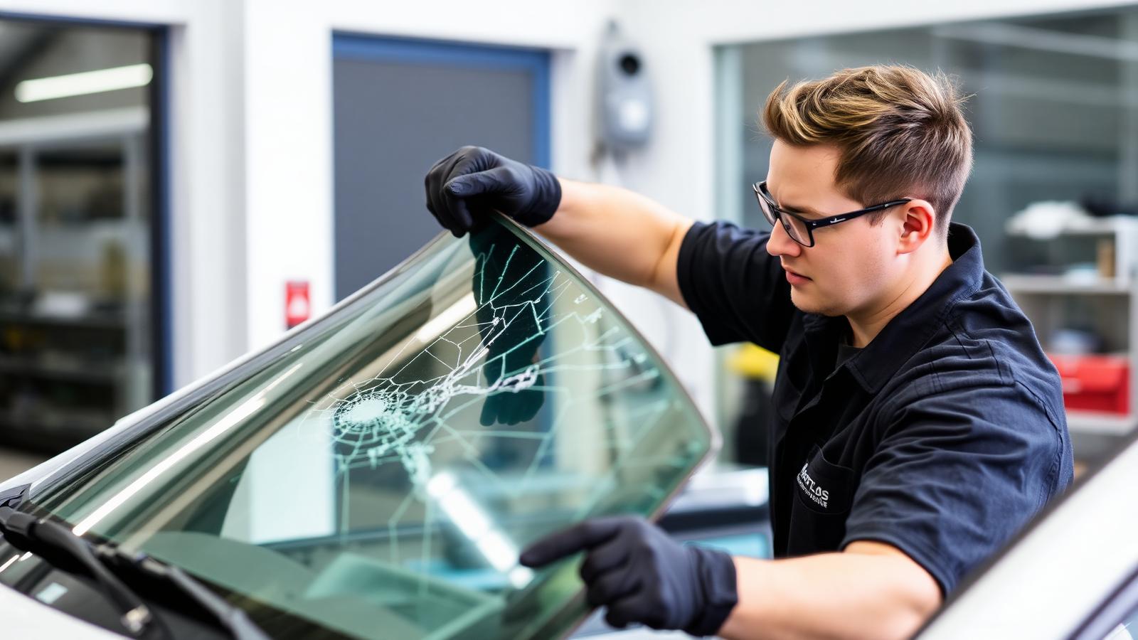 Premium Modern Auto Glass — auto glass repair website design concept