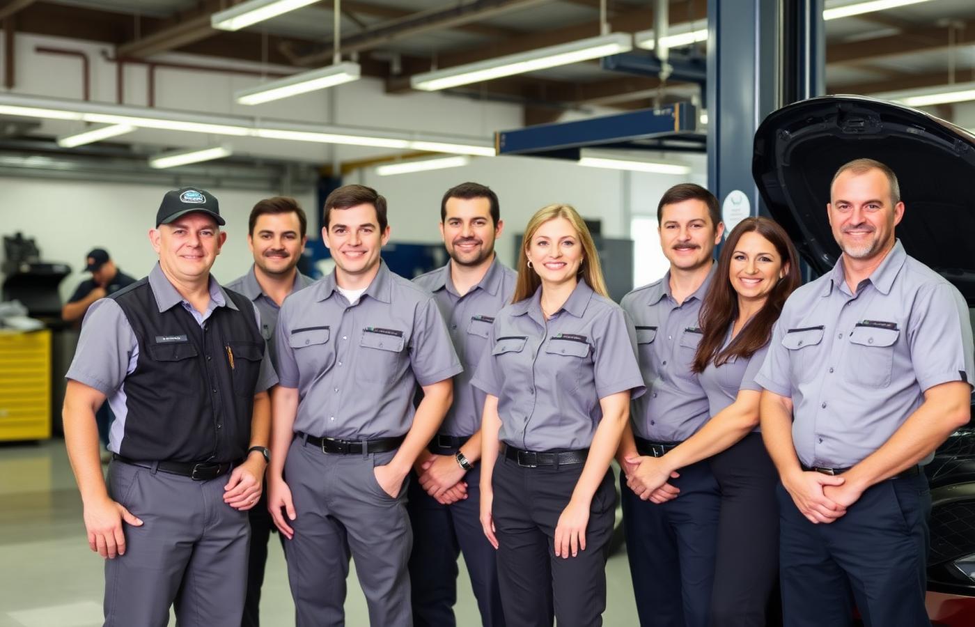 Local Authority Service Area — mobile mechanics website design concept