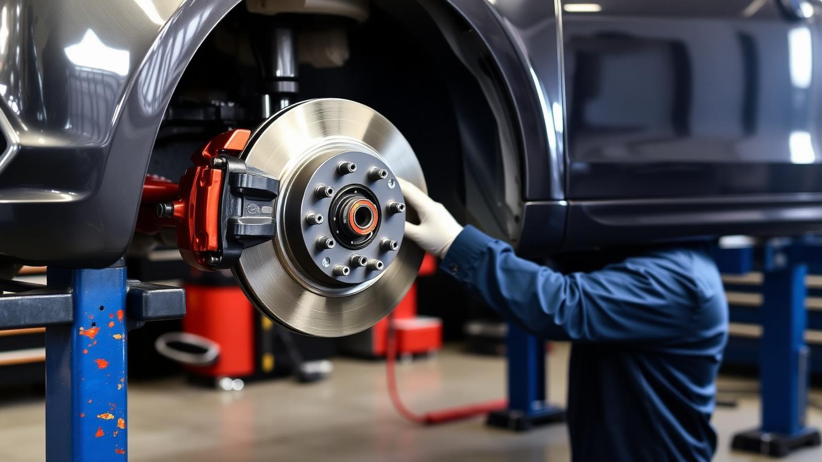 Premium Modern Brake Shop — brake repair website design concept