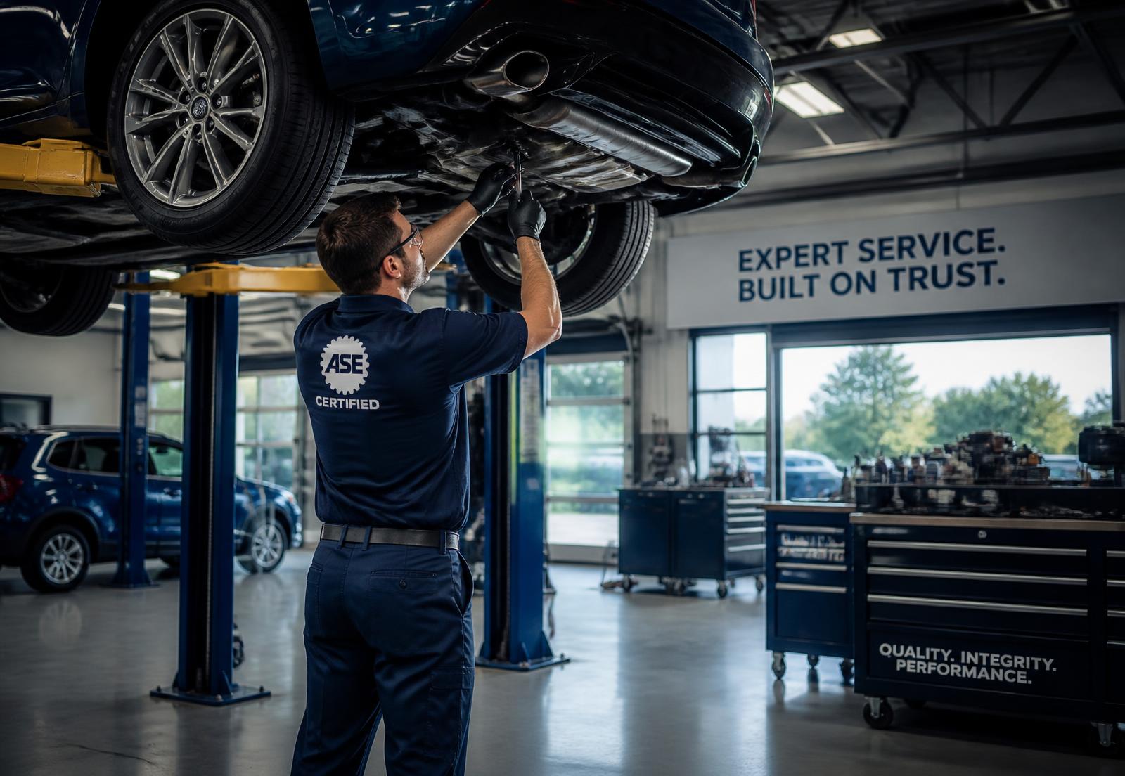 Premium Modern Auto Repair — auto repair shops website design concept