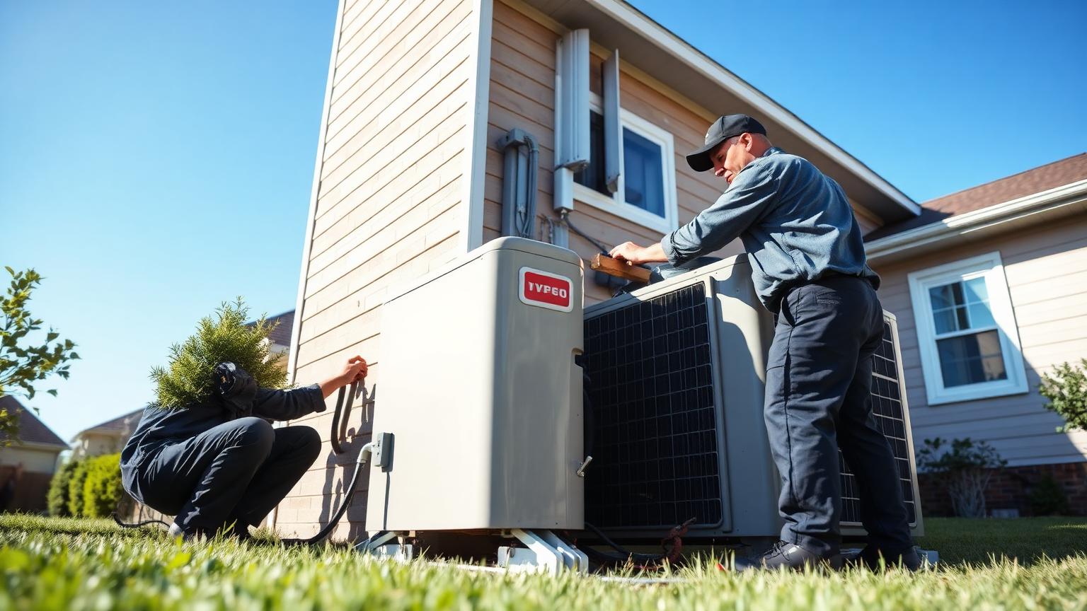 Premium Modern HVAC — hvac companies website design concept