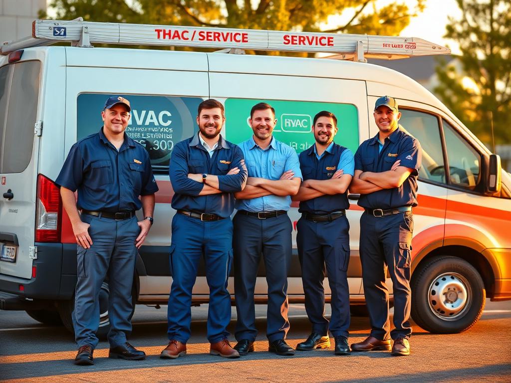 Local Authority Contractor — hvac companies website design concept