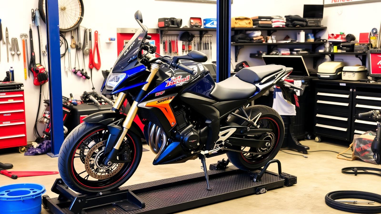 Premium Modern Motorcycle Shop — motorcycle repair website design concept
