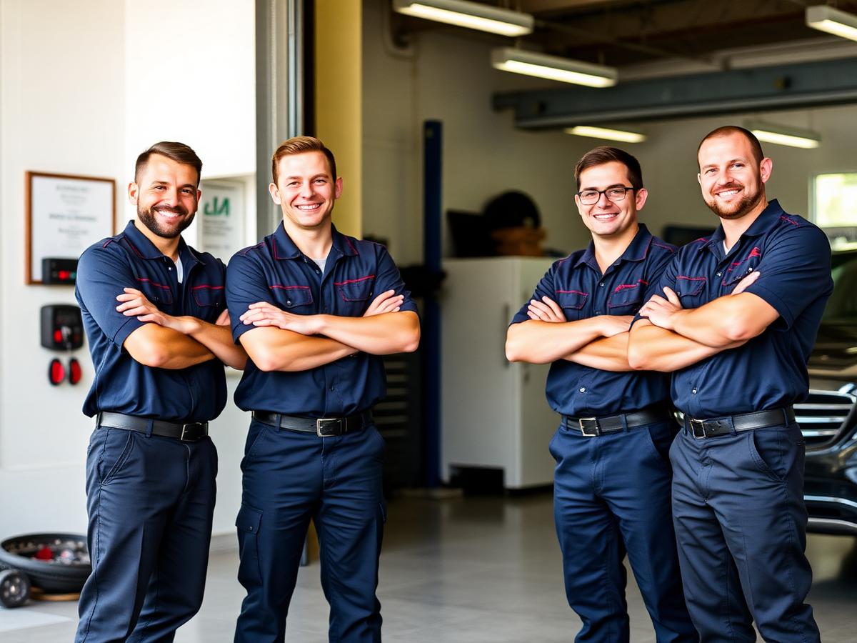 Local Authority Garage — auto repair shops website design concept
