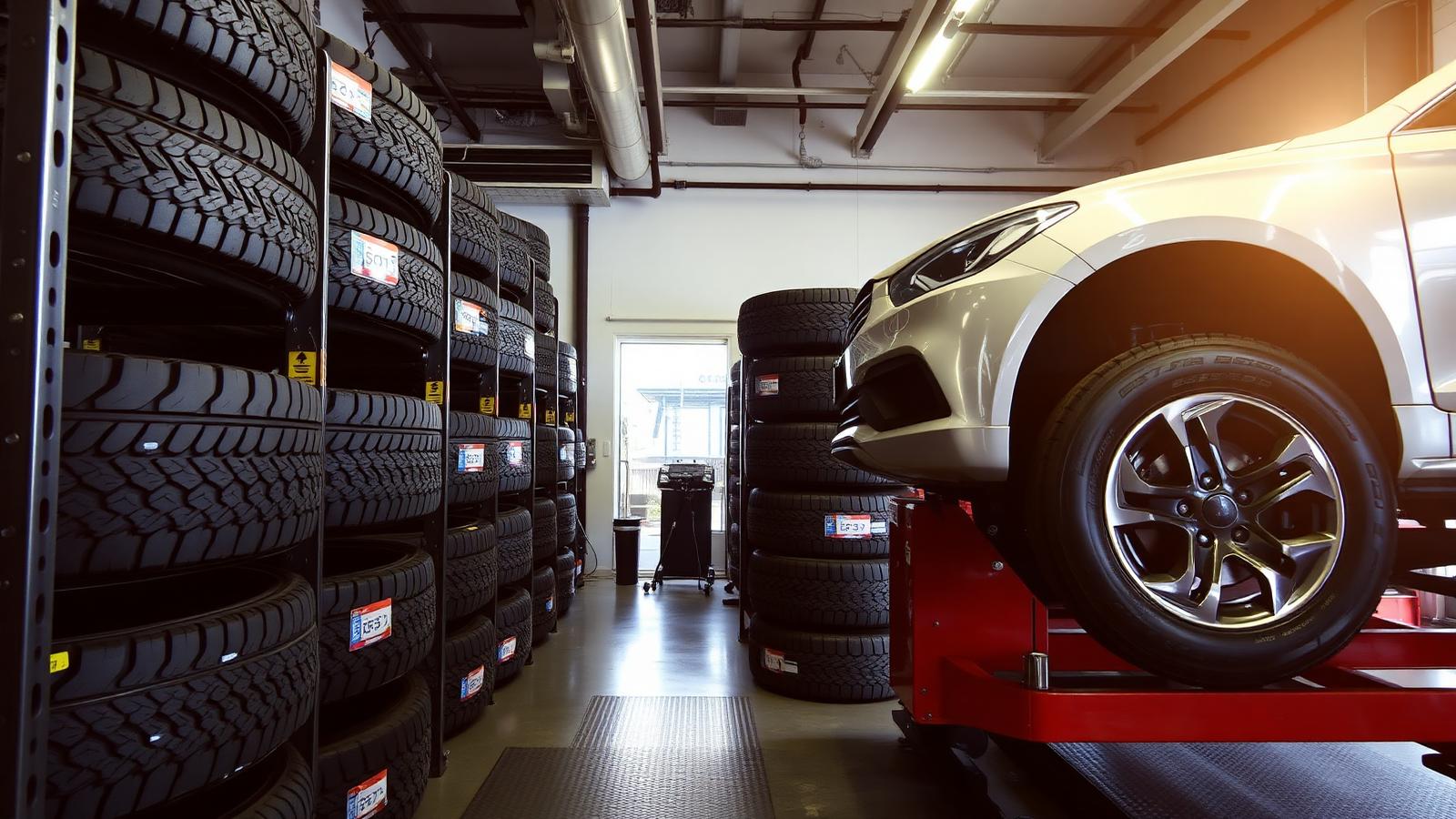 Premium Modern Tire Shop — tire shops website design concept