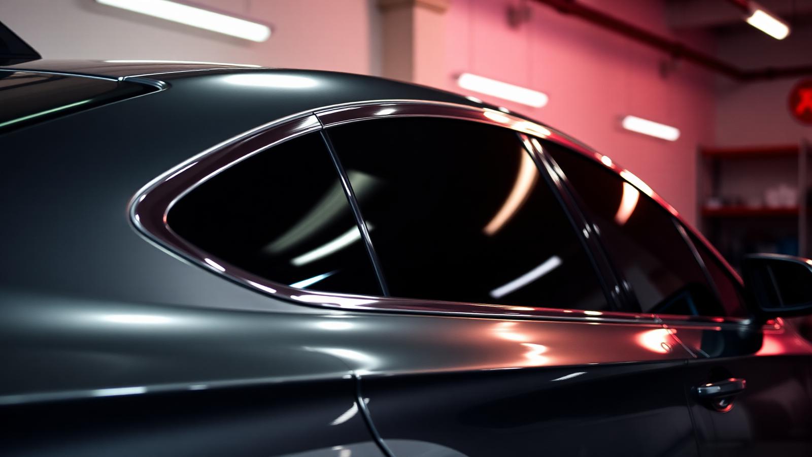 Premium Modern Tint Studio — window tinting website design concept